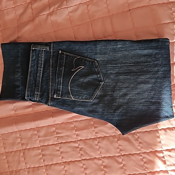 8 2009Gloria Vanderbilt Glenna in indigo  dark wash embroidered rare find - Picture 3 of 11